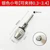 Portabrocas para Taladro Amoladora Eléctrica 0.3-3.6-6.5mm Vástago Hexagonal de Cambio Rápido Adaptador de Portabrocas de Tres Mordazas Auto-Centrante para Broca Helicoidal