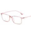 Gafas retro de moda TR90 con montura de cara pequeña, estilo Harajuku artístico, para hombres y mujeres, con el mismo estilo de montura para miopía.