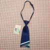 Traje azul marino, corbata JK, pajarita para hombre, pajarita para mujer, color liso, estilo universitario, ropa de clase informal, pajarita para niños.