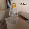 Botella de licor 2-2 botella de vino pequeña vidrio vacío 100ml con tapa botella de degustación 250ml medio kilo