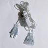 Fio de Luzes LED USB Piscante Plugue US/UE Cordão de Extensão com Interruptor Acessórios de Extensão para Cortina de Luzes