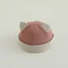 Gorra de Melón de Pana para Niños de Primavera y Otoño Transfronteriza Linda con Forma de Oreja Sombrero Hip-Hop para Bebé Elegante Cálida Sombrero de Propietario