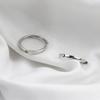 Anillo de Sol y Luna para Parejas, Par de Anillos de Plata con Viento Frío Ajustable, Estilo Mori, Temperamento Simple, Regalo Tanabata Coreano