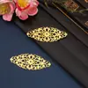 Metal DIY Estilo Chinês Estilo Antigo Ventilador de Casamento Ventilador Redondo Acessórios de Joias Caixa de Doces de Noiva Peça de Flor Acessórios de Joias Atacado