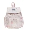 Mochila Escolar Feminina Harajuku Japonês Estilo Fofo Estrela Grande Capacidade 1ª a 6ª Série Mochila de Viagem Artística com Duas Alças
