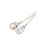 Colgante de Plata Pura S999 con Borla para Atraer la Fortuna Cadena Pulsera de Cristal Tejida a Mano Collar Accesorios Hechos a Mano DIY