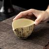 Azul y Blanco Flintstone Rojo Orquídea Pabellón Caligrafía Feria Taza Hogar Oficina Cerámica Feria Taza Mar de Té Divisor de Té