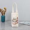 Cubierta de taza portátil para té de leche café bolsa de lona simple portátil bolso de mano para llevar taza caliente cubierta protectora venta al por mayor