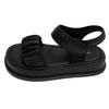 Sandalias Zapatos de Mujer 2025 Verano Nuevos Planos Suela Suave Zapatos de Estudiante de Plataforma Zapatos de Maternidad Zapatos de Playa Zapatos Romanos