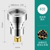 Todos os conectores de torneira de máquina de lavar automática de cobre, adaptador de aço inoxidável, bico universal, 4 pontos, acessórios de tubo de entrada de água