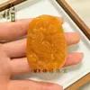 Colgantes de Jade Huanglong Natural de los Doce Animales del Zodiaco: Rata, Buey, Tigre, Conejo, Dragón, Serpiente, Caballo, Oveja, Mono, Gallo, Perro, Cerdo, Estilo Chino Estilo Nacional Colgante de Año de Nacimiento