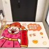 Alfombra de Terciopelo Cristal para Puerta, Resistente a las Manchas y Fácil de Cuidar, Felpudo Antideslizante, Felpudo para la Entrada del Hogar, Felpudo para Quitar el Polvo