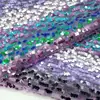 Tela de Bordado con Lentejuelas de Malla en Stock, Tela de Bordado DIY para Disfraces de Escenario, Cojines y Decoraciones de Cartera