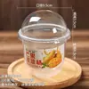Taza Espesa para Boba de 360ml para Prosperidad y Riqueza, Fresa Mango Calibre 95 Taza con Forma de U para Cupcake con Tapa, Taza Gordita
