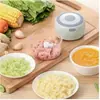 Amassador de Alho Elétrico, Moedor de Carne Multifuncional Doméstico, Liquidificador Portátil Sem Fio, Máquina de Suplemento Alimentar para Bebês, Máquina de Cozinha