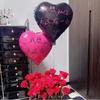 Suelta los Globos Flotantes para Nochevieja de 18 pulgadas Día de San Valentín Quiero Estar Contigo Teamo Globos de Película de Aluminio