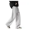 Pantalones Casuales Deportivos Anchos de Retazos Holgados de Moda para Hombre, Estilo Juvenil, Pantalones Largos hasta el Suelo, Pantalones Largos de Otoño Transfronterizos, Estilo Hong Kong