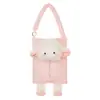 Caja de pañuelos para coche linda oveja pequeña bolsa de pañuelos colgante multifuncional para coche, popular juguete de peluche caja de pañuelos para coche