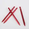 Estacas para Tienda de Campaña Exteriores, 15 cm Engrosadas, Ultraligeras y Portátiles, Estacas Fijas Triangulares de Aleación de Aluminio para Lona de Campamento en la Playa