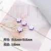 Cuentas Espaciadoras de Flor de Cinco Pétalos, Accesorios para Cadena de Teléfono Lacados, Pulsera de Cuentas, Llavero, Accesorios DIY de Aleación Colorida con Agujeros