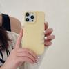 Estilo Ins Estilo Coreano Adequado para Capa de Celular Apple 16 Iphone17Pro Max 15/13/14 Cor Pura Simples Anti-Queda