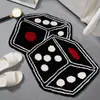 Alfombrilla de suelo para juego de dados de cachemira temu transfronteriza, felpudo para entrada de casa, alfombrilla absorbente de flocado para baño