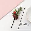 Simulación navideña transfronteriza: ramas de pino, copos de nieve, agujas de pino, bayas, frutos rojos, ramas, decoración navideña, agujas de pino, ramo navideño.