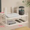 Estante para Colocar Router Estante de Almacenamiento WiFi Fijador Pegatina para Montar en Pared Soporte Set-Top Box Caja de Almacenamiento sin Perforaciones Soporte