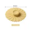 Tampa de Silicone Fofa para Canecas à Prova de Poeira Conservação de Calor à Prova de Insetos à Prova de Vazamentos Universal para Vários Copos Formato de Flor Resistente a Altas Temperaturas