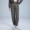 Pantalones deportivos para mujer, otoño e invierno, nuevos pantalones holgados con lazo en las piernas, pantalones harén adelgazantes de cintura alta.