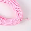 Corda Paracord 5mm Sete Fios Tecida à Mão 2m Material Artesanal DIY para Tecelagem de Pulseiras e Cordas Coloridas Trançadas