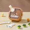 Lonchera Térmica de Acero Inoxidable 304, Recipiente para Comida, Lonchera para Niños Bebés, Cuchara para Bebé, Recipiente con Tijeras, Lonchera para Niños