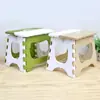Taburete plegable retráctil, ajustable, telescópico, portátil, para exteriores, viajes, pesca, taburete pequeño de plástico para el hogar.