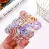 Gomas de Pelo de Colores, Elásticas y No Dañinas para el Cabello, Gomas para Trenzas de Niña, Lindas Gomas para el Pulgar de Bebé para Niños