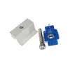 Acessórios para Sistema de Montagem Fotovoltaica Solar Porca Borboleta de Plástico Grampo Central de Liga de Alumínio para Painel Solar Grampo Lateral Clipe de Fixação Conjunto Completo