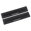 Aplicável a Adesivos de Pedal de Pé para Fileira do Meio do Alphard Modelo 23 Série 40, Adesivos 3D Vellfire Anti-Chute Anti-Arranhão, Material de Borracha Macia de Plástico Cristal