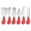 Venta al por mayor de fábrica queso queso cuchillo tenedor cuchara para fruta cuchillo para queso occidental cuchillo para mantequilla tostada mermelada salsa tenedor pequeño