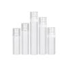 Botella de spray de maquillaje de 50 ml, botella de emulsión de tapa completa de 30 ml, botella de plástico blanca, venta al por mayor
