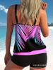 Traje de Baño para Mujer Estilo Bóxer con Estampado Digital 2023, Modelo Deportivo Popular Transfronterizo de Sitio Independiente Amazon Europeo y Americano