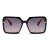 Gafas de sol de moda para mujer europeas y americanas jóvenes de alta gama atmosféricas para conducir sentido de alto nivel montura grande gafas de sol anti-ultravioleta