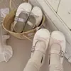 Bailarinas de mujer que aumentan la altura con lazo, transpirables, nuevo estilo 2026, perfectas con vestidos, versátiles para primavera y verano, zapatos blancos casuales