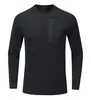 Casa de Passarinho mesmo estilo Veludo Alemão Gola Redonda Camiseta Esportiva Esportes ao Ar Livre Casual Ciclismo Corrida Fitness Manga Longa Personalização de LOGO