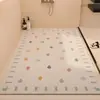 Tapete Antiderrapante para Banheiro com Laços de Seda para Tomar Banho, Adequado para Idosos e Crianças, Tapete Grande de Laços de Seda com Cobertura Total, Pode Ser Cortado no Tamanho