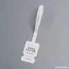 Hebilla antirrobo ropa zapatos bolsos papel sintético desechable etiqueta de seguridad a prueba de manipulaciones etiqueta de producto fábrica de productos tira a prueba de manipulaciones resistente al desgarro