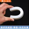 Tira de Sellado Cuadrada Sólida de Silicona Blanca Personalizable, Tira Plana Resistente a Altas Temperaturas y al Desgaste, Tira de Silicona para Horno, Caucho de Silicona