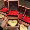 Caja de Embalaje para Dropshipping, Caja para Anillos, Caja para Pendientes, Caja para Collares, Certificado de Servicio de Grabado, Tarifa de Envío de Sf Express