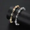 Joias Transfronteiriças Europeias e Americanas Corrente de Bolhas de Diamante 10,5 mm Pulseira de Zircônia Acessórios Mais Vendidos Pulseira Masculina Hip-Hop