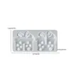 Molde de silicona para resina epoxi de gota de cristal DIY, joyería, horquilla para el cabello, accesorios para el cabello, horquilla hecha a mano, joyería, molde de silicona, producción de personalidad