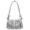 Bolso de Mujer Moda Otoño e Invierno 2024 Bolso Cadena Perlas Bolso Plegado Bolso de Axila Bolso de Hombro Pequeño de Fragancia Helada de Alta Gama