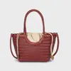 Cesta de Vegetais Trançada Estilo Novo Primavera e Verão 2026 Bolsa de Ombro Transversal Bolsa de Mão Feminina Retrô em Couro Genuíno Bolsa Estilo Férias